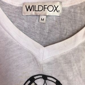 Wildfox Tops - WildFox Secret Key Graphic V-neck shirt Wildfox Tops - WildFox Secret Key Graphic V-neck shirt